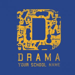 Drama Club T-shirts High School Custom Tees Smile Frown